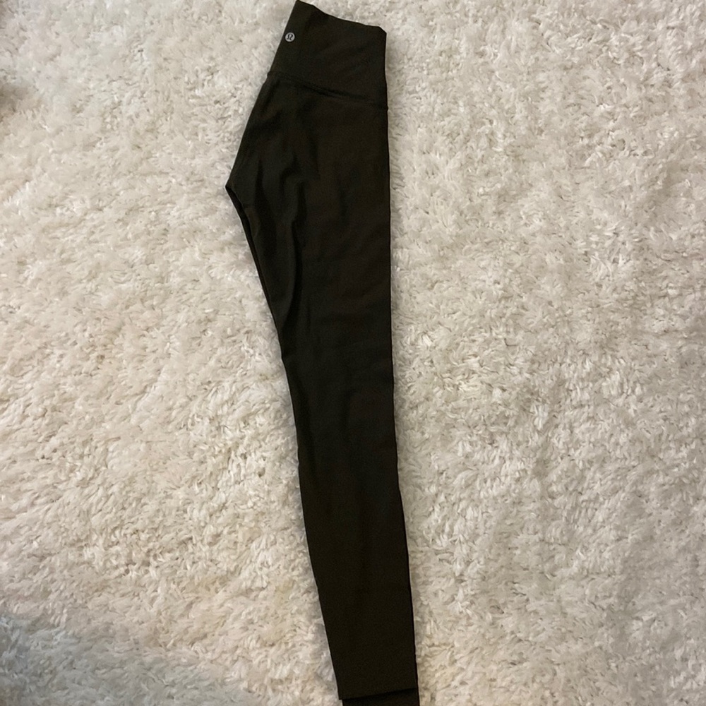 Lululemon dark green leggings